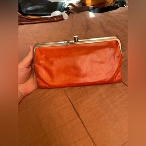 Hobo Lauren Wallet in Orange